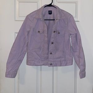 Gap Corduroy Lavender Jacket Size XS